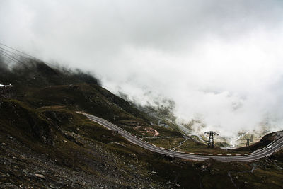 Aerial view of landscape against sky