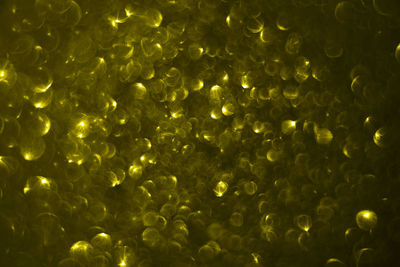 Defocused image of illuminated lights