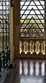 High angle view of building