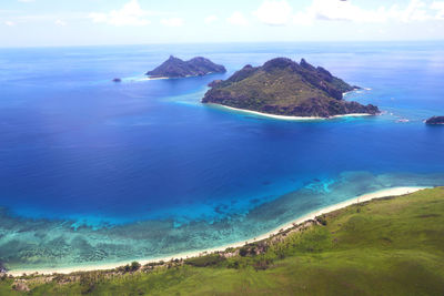 Panoramic view of sea against sky