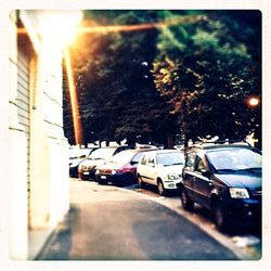 Traffic on road