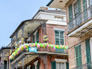 Low angle view of built structures