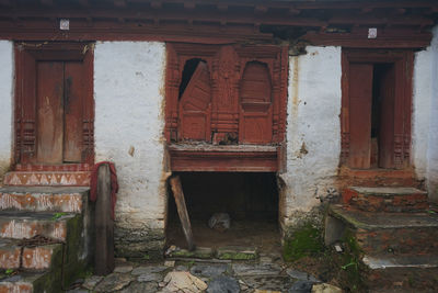 Exterior of old building
