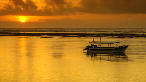 Sunset over sea