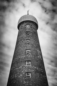 Low angle view of tower against sky