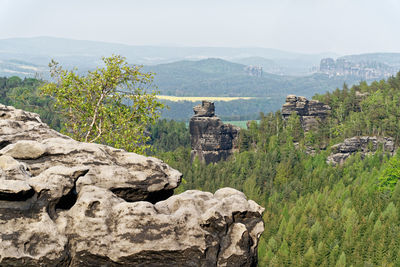 View of rocky mountains