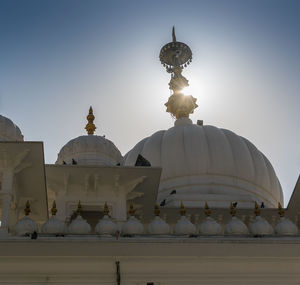 Low angle view of temple