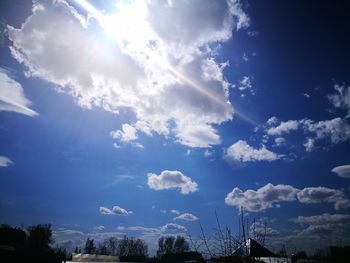 Low angle view of sky