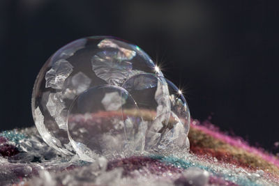 Close up of light bulb