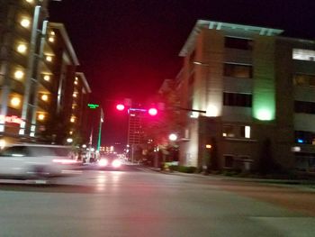 City street at night
