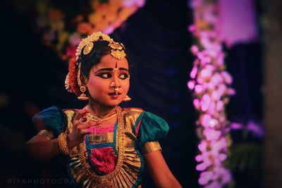 Girl performing dance