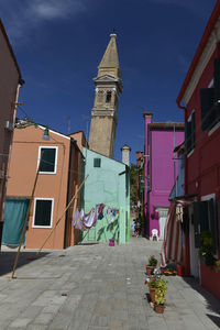 View of church in city