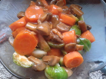 Close-up of vegetables in bowl