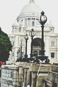 Low angle view of historical building against sky