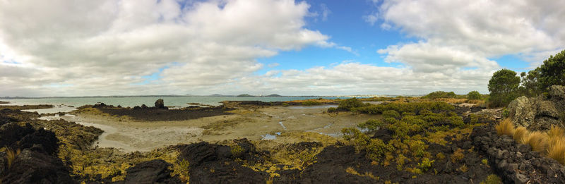 Panoramic view of landscape against sky