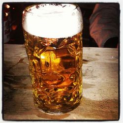 Close-up of drink on table