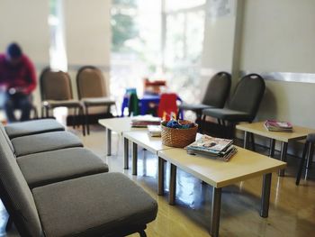 Chairs and table at home