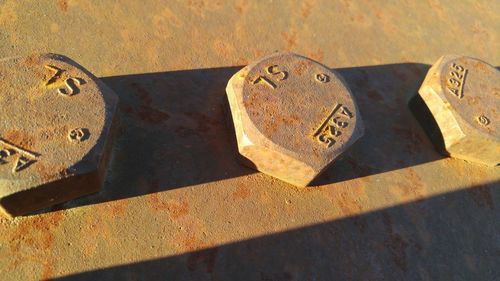 Close-up of rusty metal