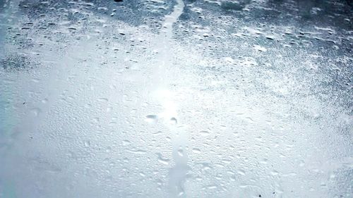 Close-up of water drops on leaf