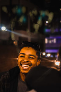 Portrait of a smiling young man