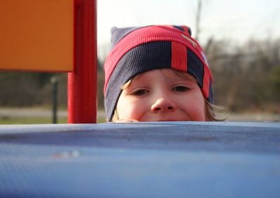 Close-up of boy