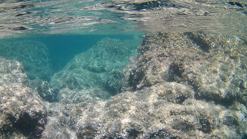 Aerial view of sea