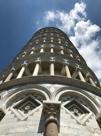 Low angle view of historical building against sky