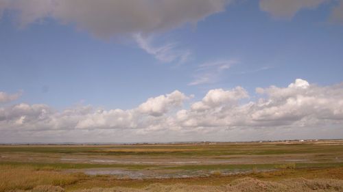 Countryside landscape against the sky