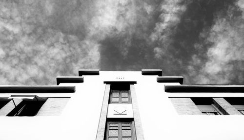Low angle view of building against sky