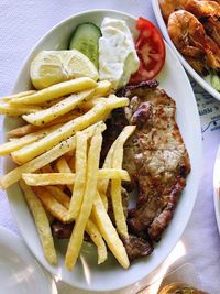 Close-up of food in plate