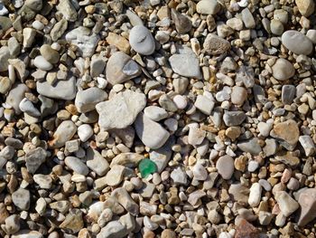 Full frame shot of pebbles