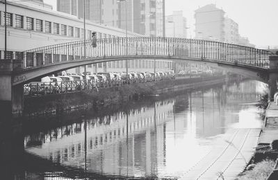 View of bridge in city