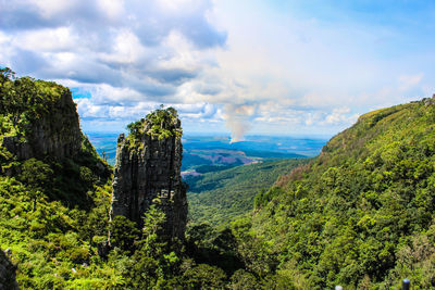 Panoramic view of landscape against sky