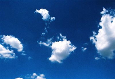 Low angle view of cloudy sky