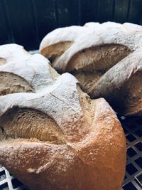 Close-up of bread in store