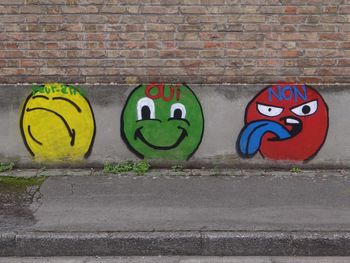 Graffiti on wall