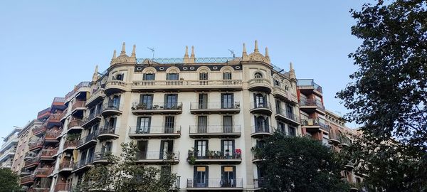 Low angle view of building against sky