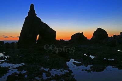 Scenic view of sky at sunset