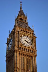 Low angle view of clock tower