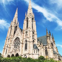 Low angle view of cathedral against sky