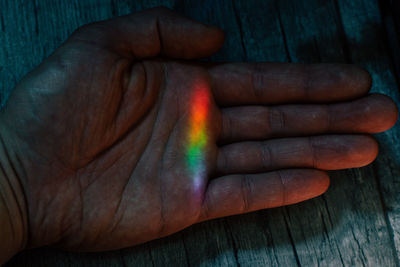 Close-up of a hand