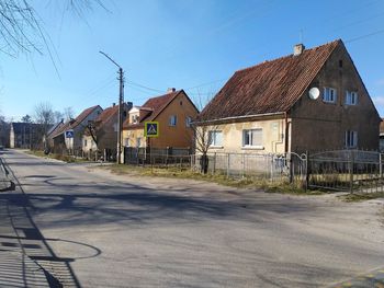 Built structures against sky