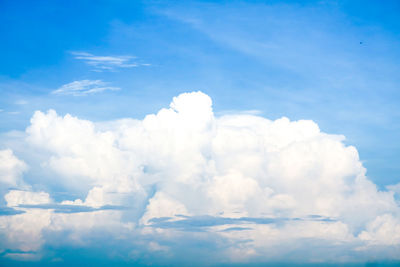 Low angle view of clouds in sky