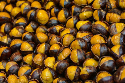 Full frame shot of fruits for sale in market