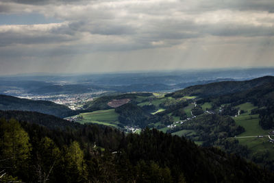 Scenic view of landscape against sky