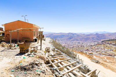 Panoramic view of buildings against sky