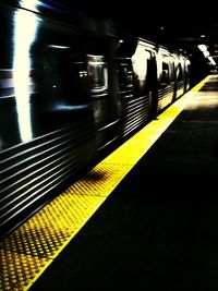 Railroad station platform