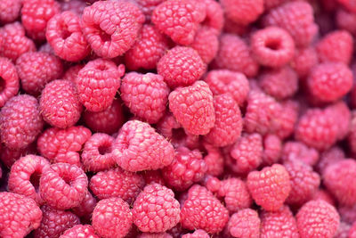 Full frame shot of strawberries