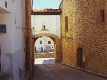 View of buildings in village