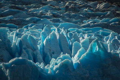 Full frame shot of frozen lake